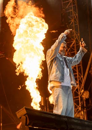 Sido performt auf der Bühne beim Taubertal-Festival 2026 in Rothenburg ob der Tauber, Deutschland, am 7. August 2026. Copyright: HMBxMedia xHeikoxBecker