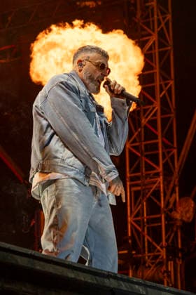 Sido performt auf der Bühne beim Taubertal-Festival 2026 in Rothenburg ob der Tauber, Deutschland, am 7. August 2026. Copyright: HMBxMedia xHeikoxBecker