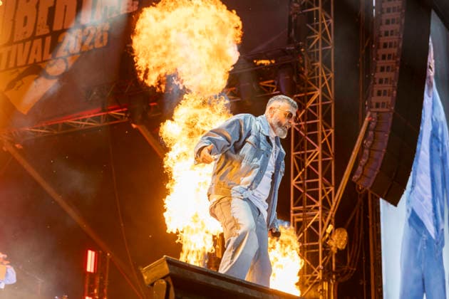 Sido performt auf der Bühne beim Taubertal-Festival 2026 in Rothenburg ob der Tauber, Deutschland, am 7. August 2026. Copyright: HMBxMedia xHeikoxBecker