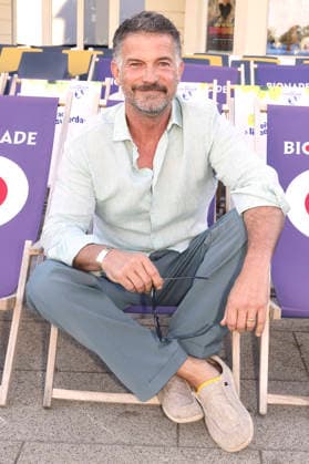 Simon Böer bei der SOKO Leipzig -Nacht bei den Filmnächten Leipzig 2026 auf der Galopprennbahn Scheibenholz. Leipzig, 07.08.2026