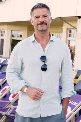 Simon Böer bei der SOKO Leipzig -Nacht bei den Filmnächten Leipzig 2026 auf der Galopprennbahn Scheibenholz. Leipzig, 07.08.2026