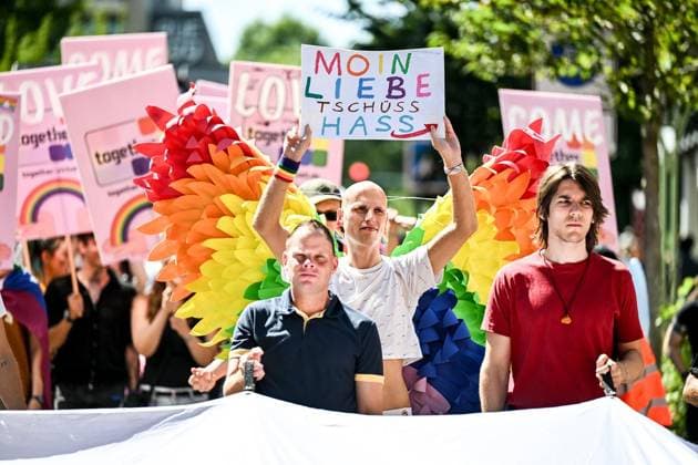 Ruhr Pride CSD ** NUR FÜR REDAKTIONELLE ZWECKE ** EDITORIAL USE ONLY **<p>Ruhr Pride CSD am Samstag, 8. August 2026 in Essen. Tausende nehmen an der Queeren Parade teil. Deutschland NRW Essen Copyright: VladimirxWegener