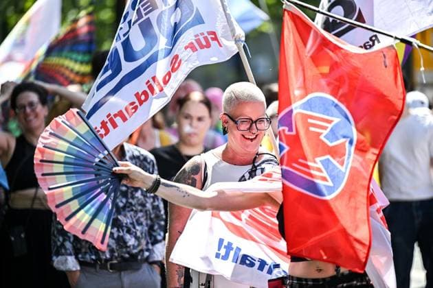 Ruhr Pride CSD ** NUR FÜR REDAKTIONELLE ZWECKE ** EDITORIAL USE ONLY **<p>Ruhr Pride CSD am Samstag, 8. August 2026 in Essen. Tausende nehmen an der Queeren Parade teil. Deutschland NRW Essen Copyright: VladimirxWegener