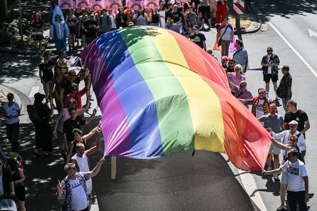 Ruhr Pride CSD ** NUR FÜR REDAKTIONELLE ZWECKE ** EDITORIAL USE ONLY **<p>Ruhr Pride CSD am Samstag, 8. August 2026 in Essen. Tausende nehmen an der Queeren Parade teil. Deutschland NRW Essen Copyright: VladimirxWegener