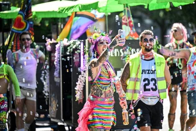 Ruhr Pride CSD ** NUR FÜR REDAKTIONELLE ZWECKE ** EDITORIAL USE ONLY **<p>Ruhr Pride CSD am Samstag, 8. August 2026 in Essen. Tausende nehmen an der Queeren Parade teil. Deutschland NRW Essen Copyright: VladimirxWegener
