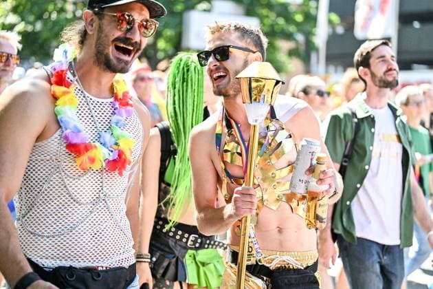 Ruhr Pride CSD ** NUR FÜR REDAKTIONELLE ZWECKE ** EDITORIAL USE ONLY **<p>Ruhr Pride CSD am Samstag, 8. August 2026 in Essen. Tausende nehmen an der Queeren Parade teil. Deutschland NRW Essen Copyright: VladimirxWegener