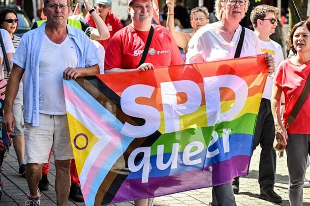 Ruhr Pride CSD ** NUR FÜR REDAKTIONELLE ZWECKE ** EDITORIAL USE ONLY **<p>Ruhr Pride CSD am Samstag, 8. August 2026 in Essen. Tausende nehmen an der Queeren Parade teil. Deutschland NRW Essen Copyright: VladimirxWegener