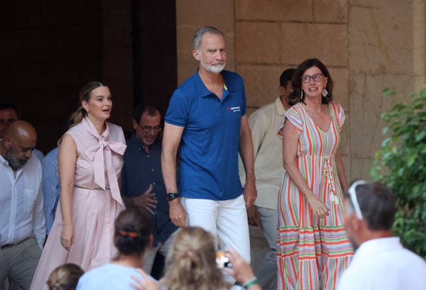King Felipe VI Presents Awards to the Champions of the 44th Copa del Rey de Vela King Felipe VI, alongside the president of the Balearic Islands government, Marga Prohens, during the awards ceremony for the 44th Copa del Rey de Vela Mapfre at the Almudaina Palace on August 8, 2026, in Palma de Mallorca, Balearic Islands, Spain This is one of the most important regattas in the Mediterranean, which has met participation expectations, featuring six highly competitive classes and already exceeding 100 registered teams, representing nearly twenty countries, with almost a thousand sailors in a competition that begins on Tuesday, August 4, and ends on Saturday, August 8. AWARDS SAILING RACES BOATS Raú Spain Copyright: xRaulxTerrelx 7706567
