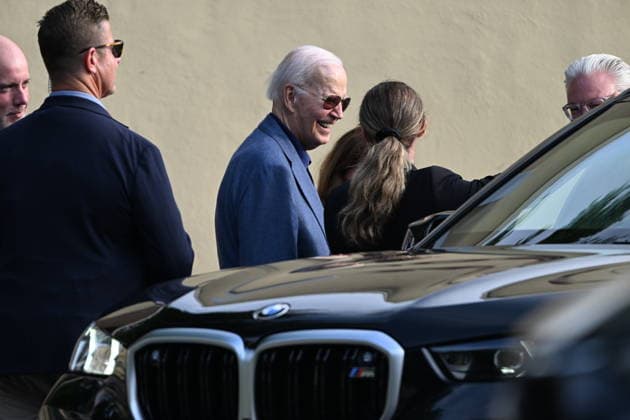 Biden Attends Church in Wilmington, DE Former United States President Joe Biden is accompanied by Secret Service as he walks to enter a BMW following mass at Saint Joseph on the Brandywine Church in Wilmington, Delaware, United States on Saturday, August 8, 2026. During an interview with the BBC, his son Hunter Biden recently revealed his father’s prostate cancer has spread and is very painful for the former President. Credit: Kyle Mazza CNP Wilmington Delaware United States of America EDITORIAL USE ONLY Copyright: xx KMZ_1210 KylexMazzax-xCNPx cnpphotos339009