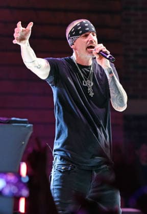 August 9, 2026, Woodstock, Georgia, USA: Brad Fischetti of LFO, Pop 2000 Tour at the Woodstock Summer Concert Series, Woodstock, Georgia. August 8, 2026 Woodstock USA  - ZUMAs380 20260809_zep_s380_007 Copyright: xDerekxStormx