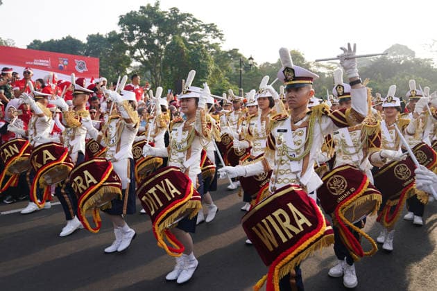 Parade Ahead celebrations Indonesia s 81st Independence Day in Bogor Participant take part in parade a 500-meter-long Indonesian flag in Bogor, West Java, Indonesia, on August 9, 2026, as part of the upcoming celebrations for Indonesia s 81st Independence Day on August 17.