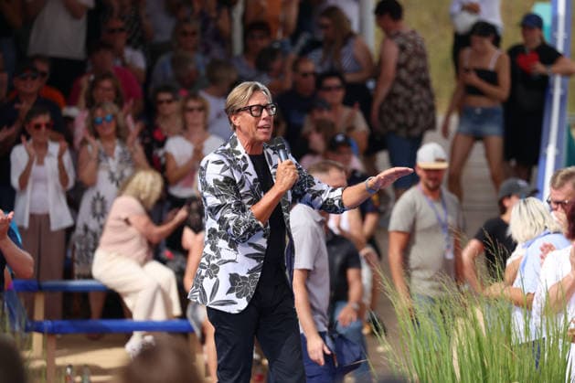 Rust, Deutschland 9.08.2026: Immer wieder Sonntags im Europa-Park Rust - 9.08.2026 Im Bild: Hansy Vogt auf der Bühne. Europapark Rust Baden Württemberg Copyright: xFotostandx xHettichx