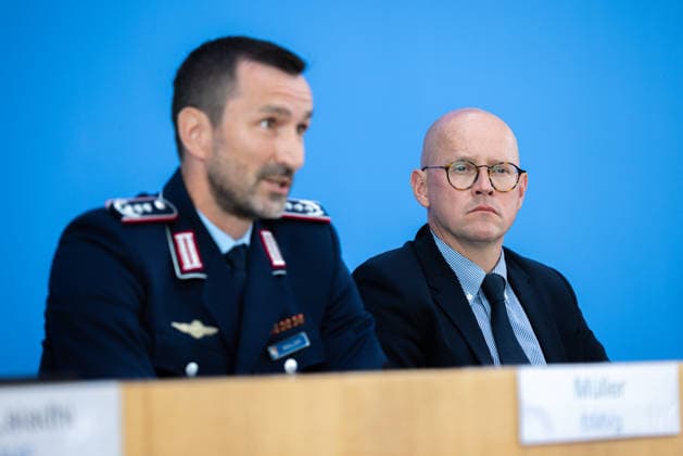 regierungspressekonferenz Deutschland, Berlin am 10. August 2026: Martin Giese, Sprecher des Auswärtigen Amts (AA) stellt sich in der Bundespressekonferenz den Fragen der Presse.