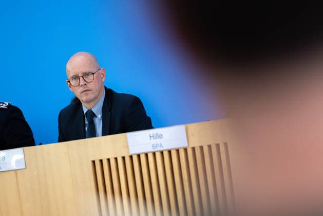 regierungspressekonferenz Deutschland, Berlin am 10. August 2026: Martin Giese, Sprecher des Auswärtigen Amts (AA) stellt sich in der Bundespressekonferenz den Fragen der Presse.