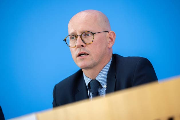 regierungspressekonferenz Deutschland, Berlin am 10. August 2026: Martin Giese, Sprecher des Auswärtigen Amts (AA) stellt sich in der Bundespressekonferenz den Fragen der Presse.