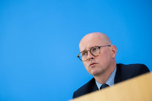 regierungspressekonferenz Deutschland, Berlin am 10. August 2026: Martin Giese, Sprecher des Auswärtigen Amts (AA) stellt sich in der Bundespressekonferenz den Fragen der Presse.