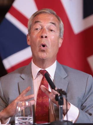 . 10 08 2026. London, United Kingdom. Reform UK Press Conference. Reform UK hold press conference in Westminster with Nigel Farage and Zia Yusuf.  xMartynxWheatleyx xi-Imagesx IIM-26940-0031