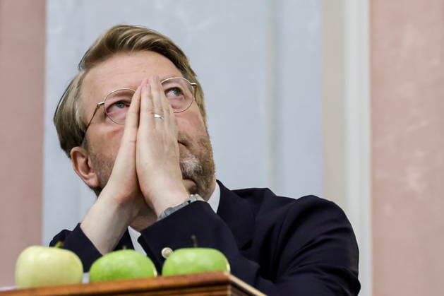 RUSSIA, MOSCOW - AUGUST 10, 2026: Yabloko Party Chairman Nikolai Rybakov attends a hearing at the Russian Supreme Court on the Rodina Party™s bid to disqualify Yabloko from the 2026 State Duma election Moscow Russia  - ZUMAt113 20260810_zaa_t113_106 Copyright: xYevgenyxMessmanx