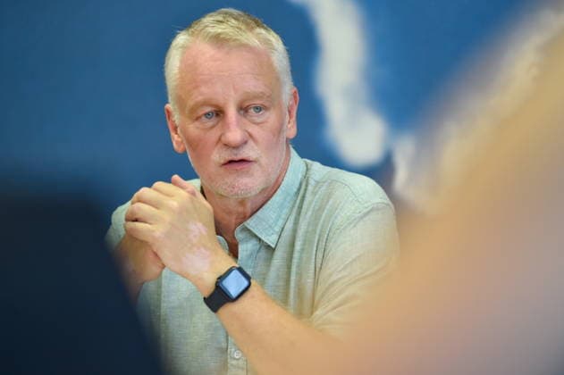 Die Landespressekonferenz der Saarländischen Parteien fand am Montag (10.08.2026) im Saarländischen Landtag in Saarbrücken statt. Im Bild: Ulrich Commercon, Fraktionsvorsitzender der SPD.