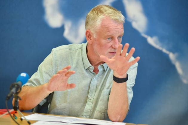 Die Landespressekonferenz der Saarländischen Parteien fand am Montag (10.08.2026) im Saarländischen Landtag in Saarbrücken statt. Im Bild: Ulrich Commercon, Fraktionsvorsitzender der SPD.