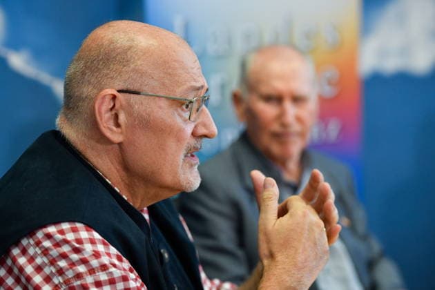 Die Landespressekonferenz der Saarländischen Parteien fand am Montag (10.08.2026) im Saarländischen Landtag in Saarbrücken statt. Im Bild: Christoph Schaufert, Stellvertretender Fraktionsvorsitzender der AfD.