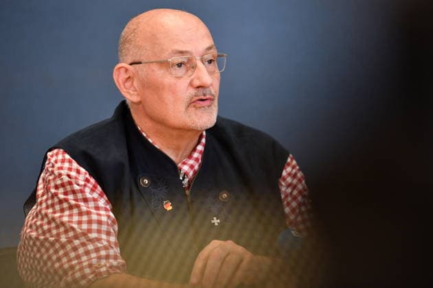 Die Landespressekonferenz der Saarländischen Parteien fand am Montag (10.08.2026) im Saarländischen Landtag in Saarbrücken statt. Im Bild: Christoph Schaufert, Stellvertretender Fraktionsvorsitzender der AfD.