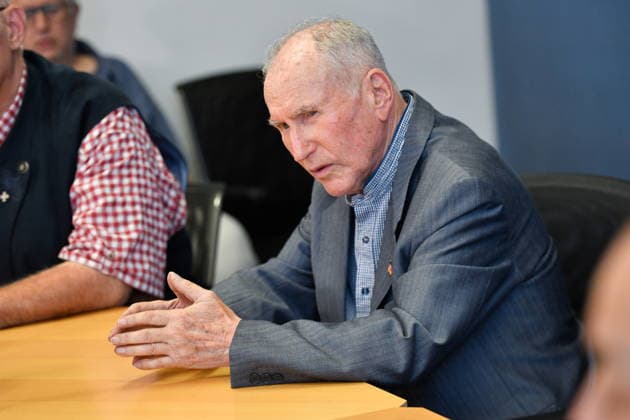 Die Landespressekonferenz der Saarländischen Parteien fand am Montag (10.08.2026) im Saarländischen Landtag in Saarbrücken statt. Im Bild: Josef Dörr Fraktionsvorsitzender der AfD.