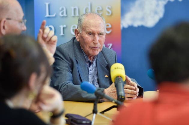 Die Landespressekonferenz der Saarländischen Parteien fand am Montag (10.08.2026) im Saarländischen Landtag in Saarbrücken statt. Im Bild: Josef Dörr Fraktionsvorsitzender der AfD.