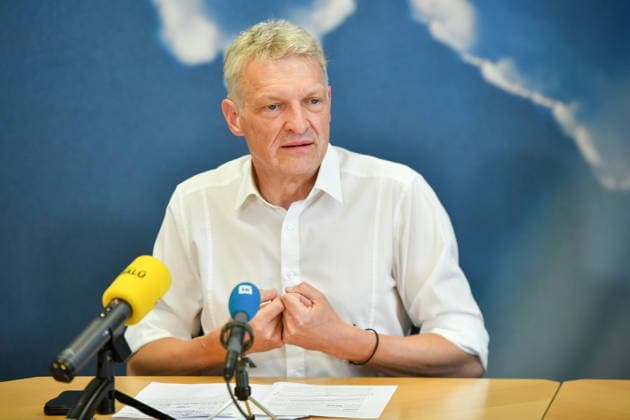 Die Landespressekonferenz der Saarländischen Parteien fand am Montag (10.08.2026) im Saarländischen Landtag in Saarbrücken statt. Im Bild: Stephan Toscani, Fraktionsvorsitzender der CDU.