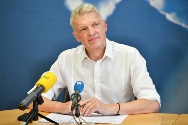 Die Landespressekonferenz der Saarländischen Parteien fand am Montag (10.08.2026) im Saarländischen Landtag in Saarbrücken statt. Im Bild: Stephan Toscani, Fraktionsvorsitzender der CDU.