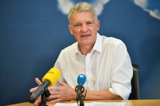 Die Landespressekonferenz der Saarländischen Parteien fand am Montag (10.08.2026) im Saarländischen Landtag in Saarbrücken statt. Im Bild: Stephan Toscani, Fraktionsvorsitzender der CDU.