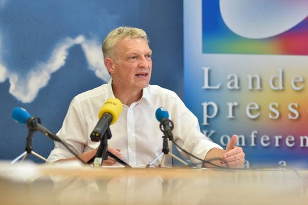 Die Landespressekonferenz der Saarländischen Parteien fand am Montag (10.08.2026) im Saarländischen Landtag in Saarbrücken statt. Im Bild: Stephan Toscani, Fraktionsvorsitzender der CDU.