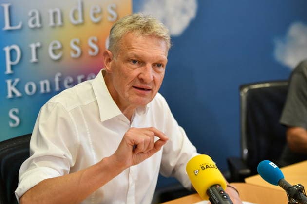 Die Landespressekonferenz der Saarländischen Parteien fand am Montag (10.08.2026) im Saarländischen Landtag in Saarbrücken statt. Im Bild: Stephan Toscani, Fraktionsvorsitzender der CDU.