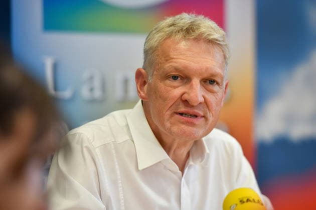 Die Landespressekonferenz der Saarländischen Parteien fand am Montag (10.08.2026) im Saarländischen Landtag in Saarbrücken statt. Im Bild: Stephan Toscani, Fraktionsvorsitzender der CDU.