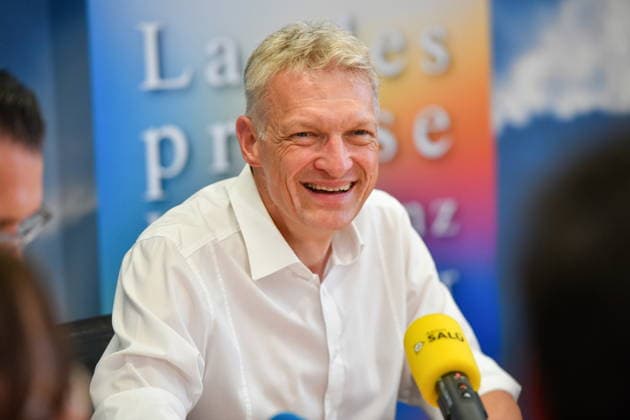 Die Landespressekonferenz der Saarländischen Parteien fand am Montag (10.08.2026) im Saarländischen Landtag in Saarbrücken statt. Im Bild: Stephan Toscani, Fraktionsvorsitzender der CDU.