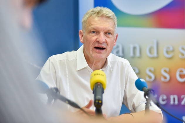 Die Landespressekonferenz der Saarländischen Parteien fand am Montag (10.08.2026) im Saarländischen Landtag in Saarbrücken statt. Im Bild: Stephan Toscani, Fraktionsvorsitzender der CDU.