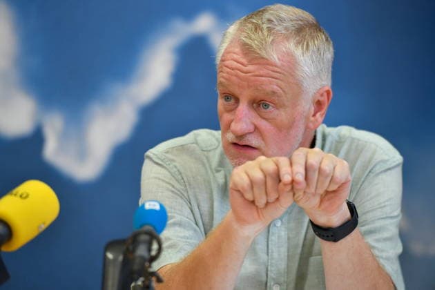 Die Landespressekonferenz der Saarländischen Parteien fand am Montag (10.08.2026) im Saarländischen Landtag in Saarbrücken statt. Im Bild: Ulrich Commercon, Fraktionsvorsitzender der SPD.