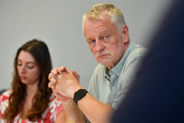 Die Landespressekonferenz der Saarländischen Parteien fand am Montag (10.08.2026) im Saarländischen Landtag in Saarbrücken statt. Im Bild: Ulrich Commercon, Fraktionsvorsitzender der SPD.