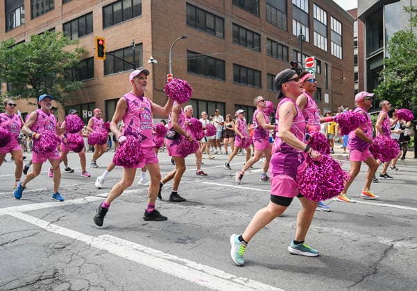 August 9, 2026, Montreal, Pq, Canada: Participants entertain the crowd during the Pride parade in Montreal, on Sunday, Aug. 9, 2026. Montreal Canada  - ZUMAc35_ 20260809_zaf_c35_174 Copyright: xGrahamxHughesx