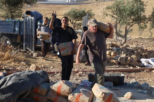 August 10, 2026, Ramallah, Palestine, State of: TAYBEH, PALESTINE †AUGUST 10, 2026: Israeli settlers attacked the Naif al-Kaabneh Bedouin community in the village of Taybeh. The community has been subjected to repeated attacks in recent months. About a month earlier, areas near the village cemetery and the ancient Church of St. George, also known as Al-Khader, were set on fire. The church, dating back to the fifth century AD, is one of the oldest Christian religious sites in Palestine. Taybeh is one of the few remaining Palestinian Christian villages in the occupied West Bank. The latest attack is part of a series of incidents affecting Palestinian communities in and around the village. Ramallah Palestine, State of - ZUMAq101 20260810_zna_q101_094 Copyright: xSalmanxMohsenxAlkhatibx