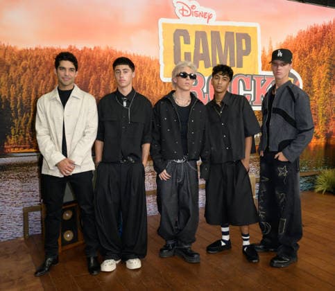BURBANK, USA, August 10, 2026: Just Your Type (JYT) at the world premiere of Disney s *Camp Rock 3* at the Walt Disney Studio Lot. Photo by Paul Smith. Featureflash 458817, August 10, 2026, Burbank, CA  Copyright: xPaulxSmithx xFeaturesxFlashx xStarfacex STAR_458817_127