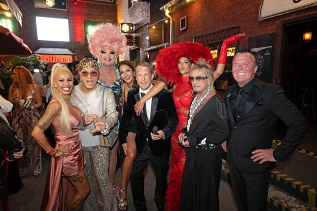 Ginger Wollersheim, Julian F. M. Stöckel, Olivia Jones, Oliver Pocher, Micaela Schaefer, Bert Wollersheim, Prinz Marcus von Anhalt bei KATJA™S LUCKY NUMBER 30 - KATJA KRASAVICE FEIERT IHREN 30. GEBURTSTAG im Ballhaus Berlin in Berlin am 10.08.2026