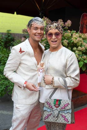 Julian F. M. Stöckel mit Freund Marcell Damaschke bei KATJA™S LUCKY NUMBER 30 - KATJA KRASAVICE FEIERT IHREN 30. GEBURTSTAG im Ballhaus Berlin in Berlin am 10.08.2026