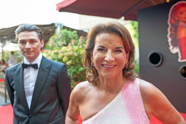 Claudia Obert mit Freund Max Suhr bei KATJA™S LUCKY NUMBER 30 - KATJA KRASAVICE FEIERT IHREN 30. GEBURTSTAG im Ballhaus Berlin in Berlin am 10.08.2026