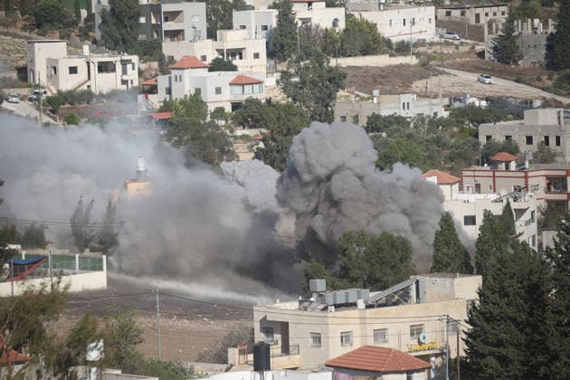 Israeli Forces Demolish Palestinian Home South of Nablus Israeli forces carry out a controlled explosion to demolish the home of Palestinian Farouq Ramadan in the village of Tell, south of the West Bank city of Nablus, on August 11, 2026. Ramadan was killed during clashes with Israeli settlers on July 24 that left two people dead. Israel regularly demolishes the homes of Palestinians it accuses of carrying out deadly attacks against Israelis, a policy the government says is intended as a deterrent, while critics describe it as collective punishment. Photo by Mohammed Nasser apaimages Nablus West Bank Palestinian Territory 110826_Nablus_MN_00(6) Copyright: xapaimagesxMohammedxNasserx xapaimagesx