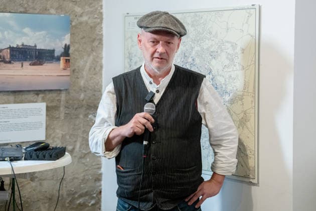 Erhalt des Großen Bunkers der Neuen Reichskanzlei, Präsentation Berlin, Verein Berliner Unterwelten, Unterirdische Ausstellungsräume des Vereins, Am Zeughaus, Dietmar Arnold, Vorsitzender, für den Erhalt des Großen Bunkers der Neuen Reichskanzlei, Präsentation, Pressekonferenz Berlin Berlin GER
