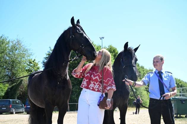 Aken, The Netherlands, 2026-08-11 14:29:48 AACHEN, 11-08-2026, Allianz Park Princess of Orange Princess Amalia attends the opening of the 2026 FEI World Championships in Aachen. The FEI World Championships is a large-scale global equestrian event where world titles are contested in all six equestrian disciplines: dressage, eventing, driving, para-dressage, show jumping, and vaulting. This year, the event is being organized in Aachen, which, like Rotterdam, is known for its Concours Hippique International Officiel (CHIO), and takes place at Allianz Park. PHOTO: NLBeeld Patrick van Emst Credit: NL Beeld Patrick van Emst Copyright: xx x