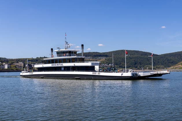 August 2026, Extremes Niedrigwasser am Mittelrhein