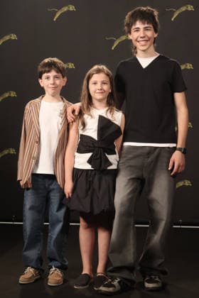IPA87399476 - Locarno, Switzerland Locarno Film Festival 2026 Alberi erranti film photocall: director and cast In the photo: Lupo Barbiero, Iris Barbiero, and Argo Barbieri, actors  Copyright: xNickxZonnaxxcopyrightx x xNickxZonnax 87399476