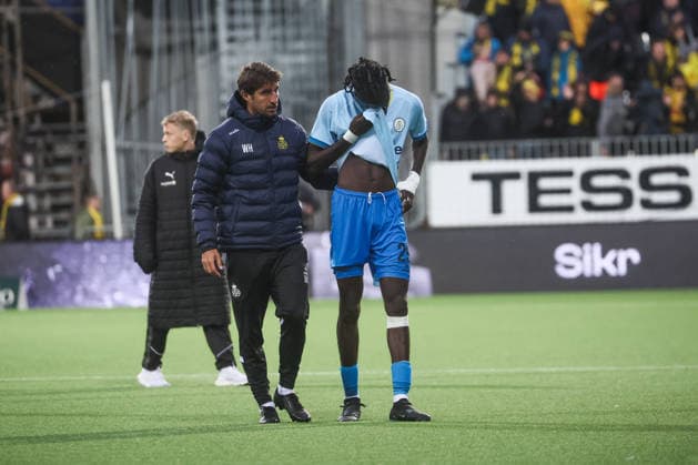 %items a soccer game between Norwegian FK Bodo Glimt and Belgian Royale Union Saint-Gilloise in Bodo, Norway, on %datetext, the return leg in the third qualifying round for the UEFA Champions League tournament. %photographer  BrunoxFahy 183182495